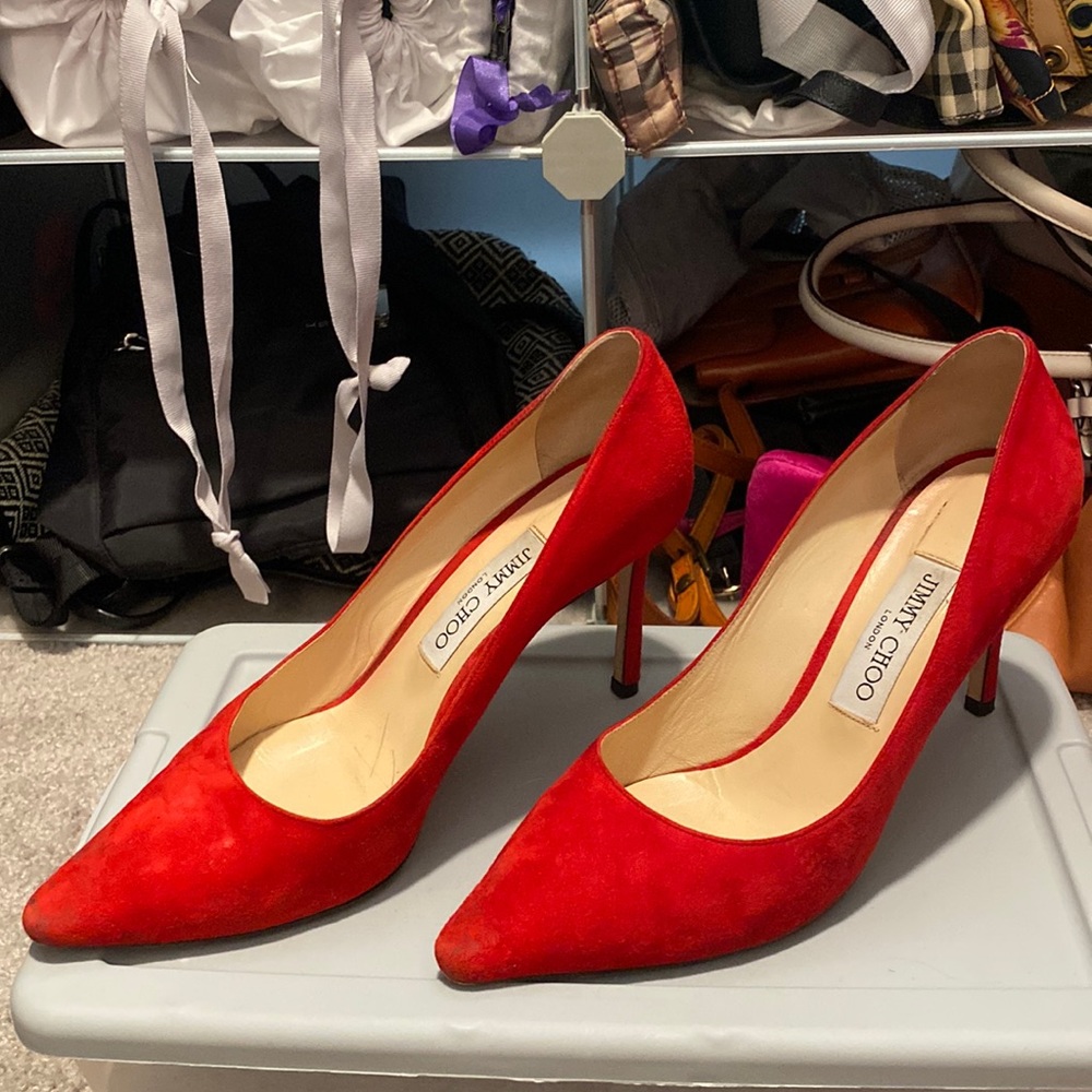 Jimmy Choo Romy Suede Pumps